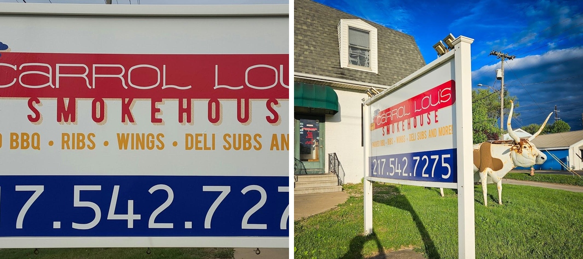Carrol Lou's Smokehouse Menu