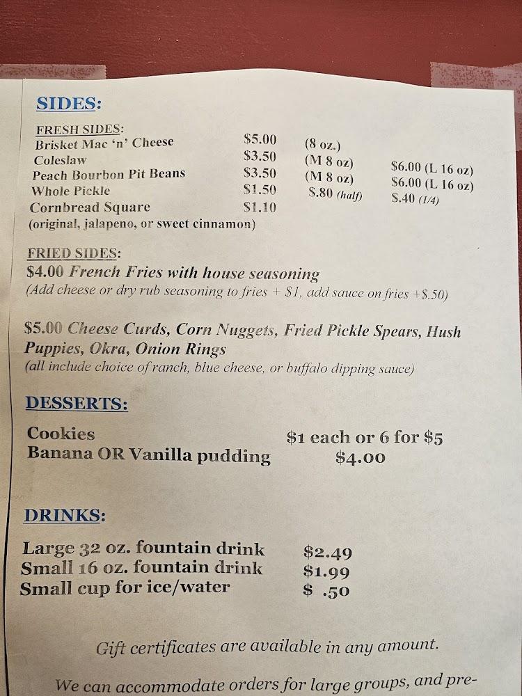 Carrol Lou's Smokehouse Menu image 1